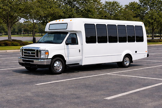 20-passenger minibus available for charter in Katy, TX