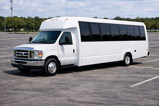 25-passenger minibus available for charter in Katy, TX
